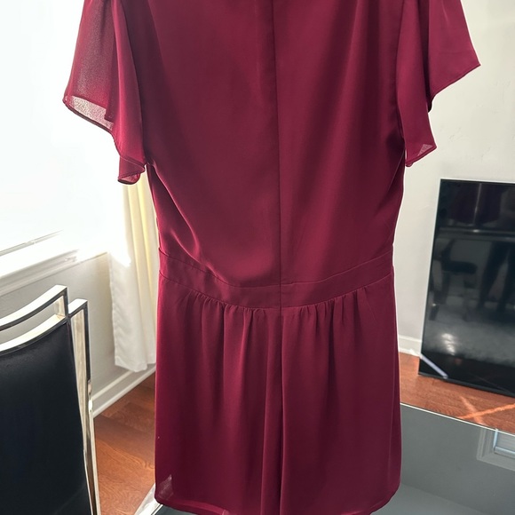 Express Pink Flutter Sleeve One Piece - Picture 5 of 5